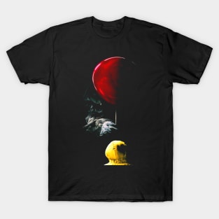 Fear Forgive Red Balloon Horror Halloween T-Shirt